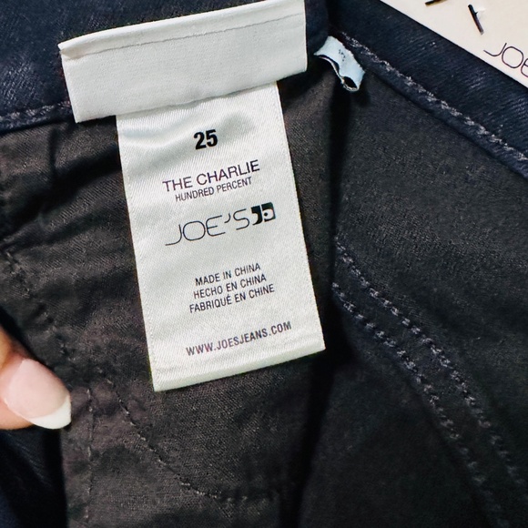 NWT - Joe's Jeans (Size 25) "The Charlie" High Rise Skinny Ankle - Dark Wash - Picture 6 of 8